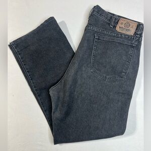 Wrangler Mens Classic Straight Jeans Black Regular Fit Denim
38x29.5